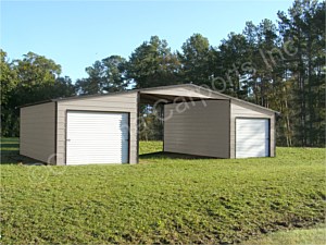 Boxed Eave Roof Style Seneca Barn Two Enclosed Lean Too's